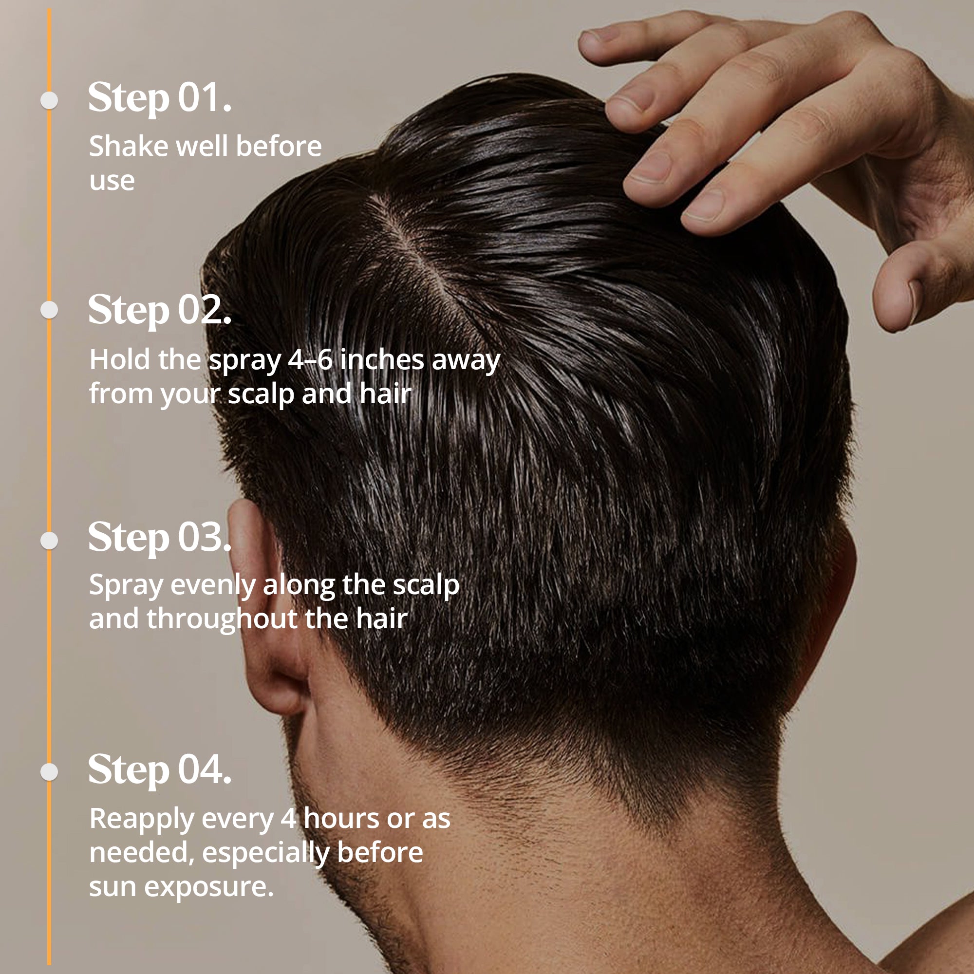 Hair Sunscreen SPF 50 PA++++ Sun Protection Spray