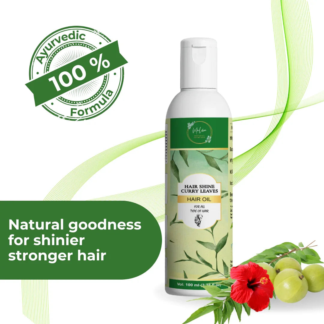 Muloha Curry Leaves Oil For Men and Women Hair Oil