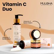 Vitamin C Lotion And Vitamin C Face Cream Combo For Bright & Healthy Skin