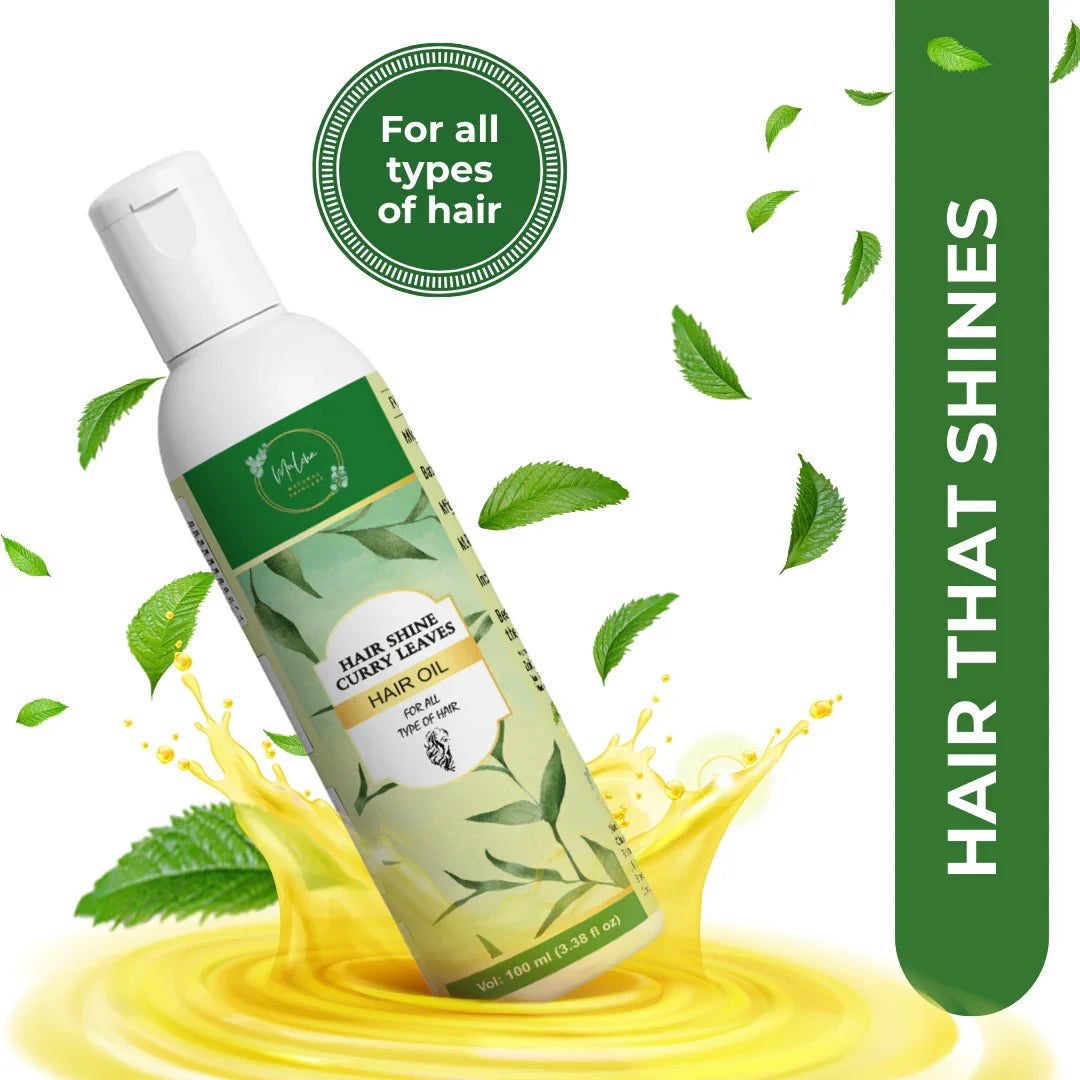 Muloha Curry Leaves Oil For Men and Women Hair Oil