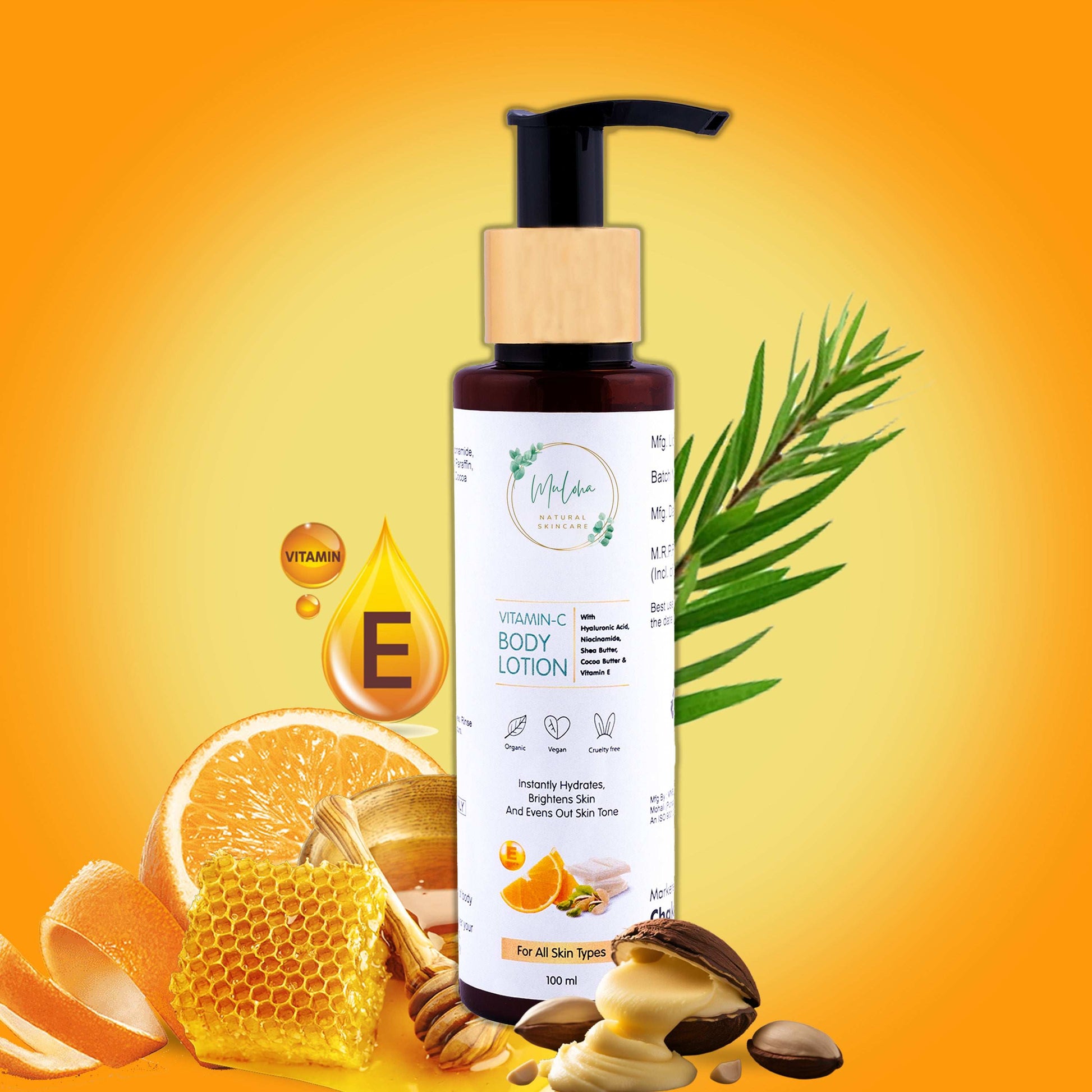 Vitamin C Lotion And Vitamin C Face Cream Combo For Bright & Healthy Skin