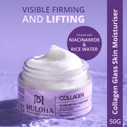 Glass Skin Collagen Face Moisturiser for Women, For All Skin Types, 50g