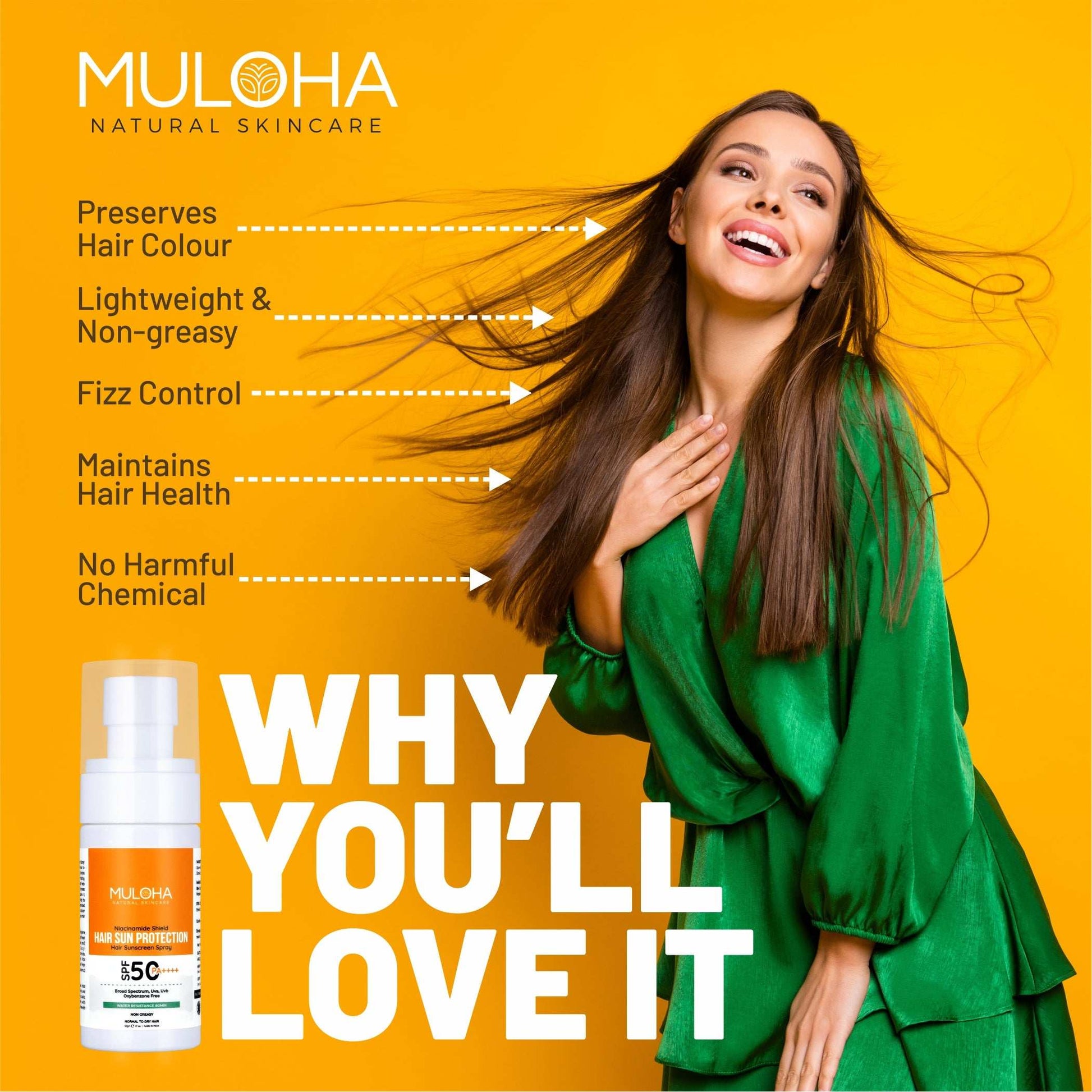Sunscreen | Hair Protection Spray SPF 50 PA++++ COMBO for Ultimate Sun Protection